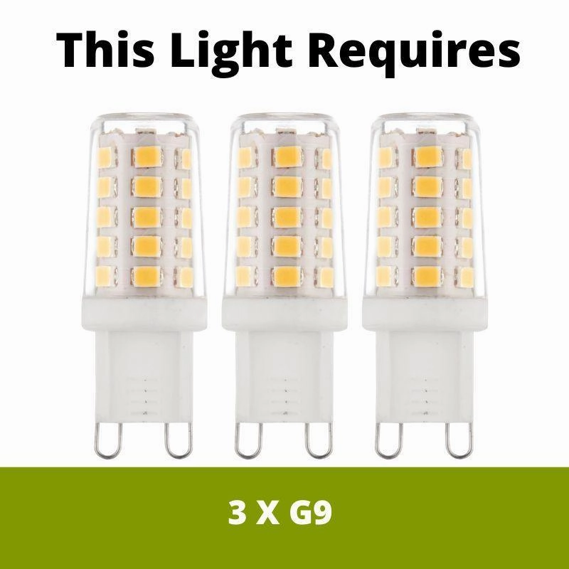 Quoizel Kolt 3 Light Chrome Wall Light