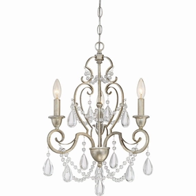 Quoizel Lakeside 3 Light Gold Mini Chandelier Ceiling Light white ceiling lamp