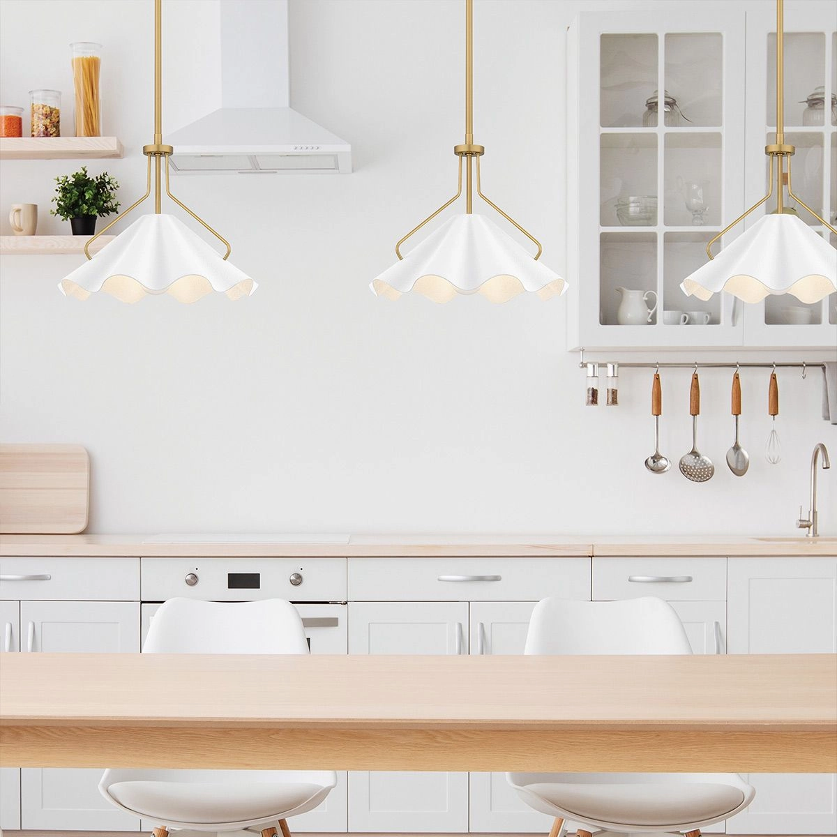 Quoizel Mejia Brass Ceiling Pendant Light sleek LED ceiling lamp