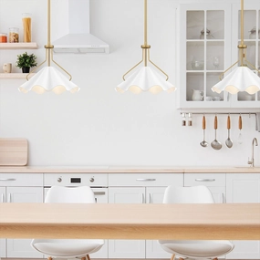 Quoizel Mejia Brass Ceiling Pendant Light sleek LED ceiling lamp