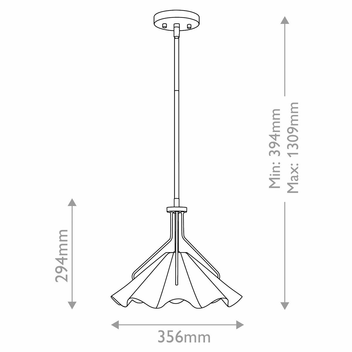 Quoizel Mejia Brass Ceiling Pendant Light
