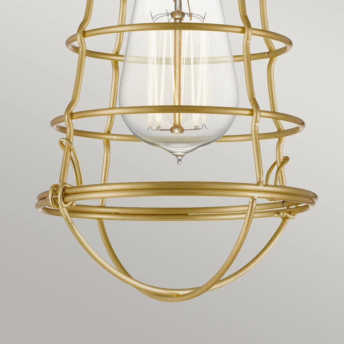 Quoizel Mixon 1 Light Brass Semi-flush Mount