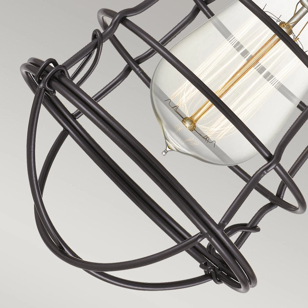 Quoizel Mixon 1 Light Bronze Semi-flush Mount