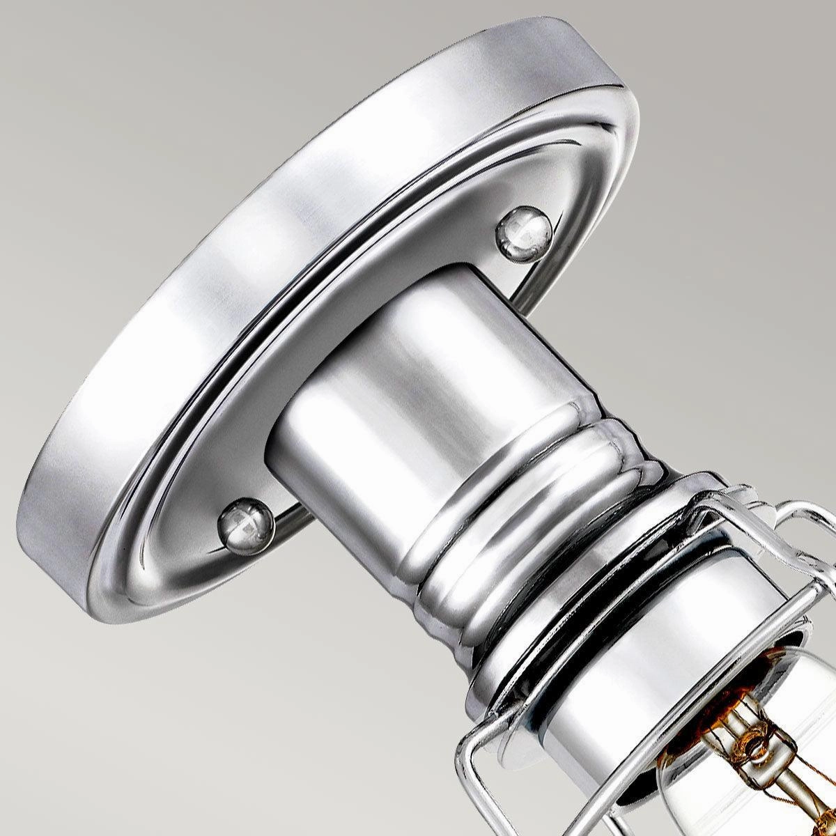Quoizel Mixon 1 Light Chrome Semi-flush Mount