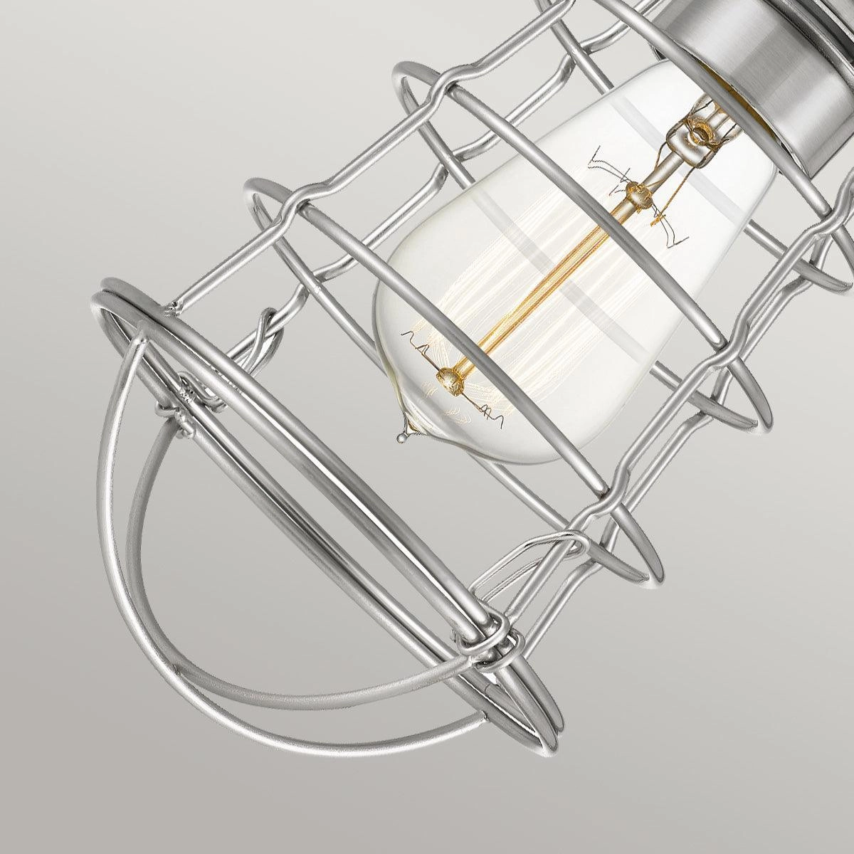 Quoizel Mixon 1 Light Nickel Semi-flush Mount