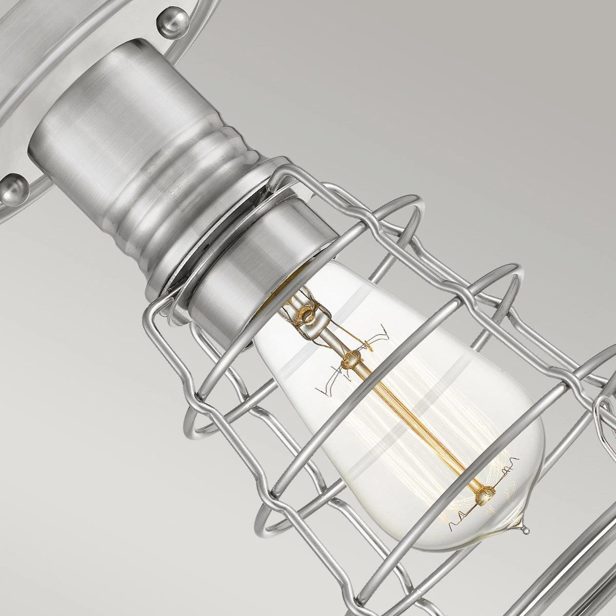 Quoizel Mixon 1 Light Nickel Semi-flush Mount