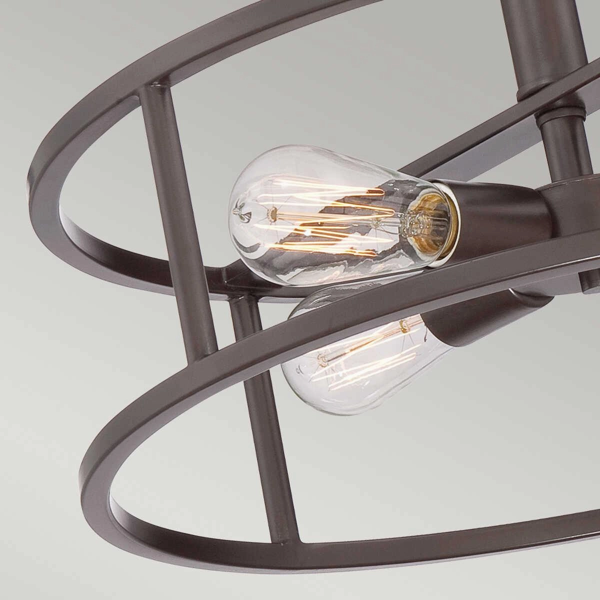 Quoizel New Harbor & Marine Island Bronze Semi-Flush
