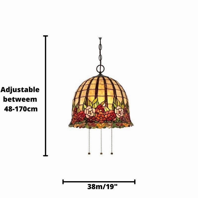 Quoizel Rosecliffe Tiffany Ceiling Pendant Light
