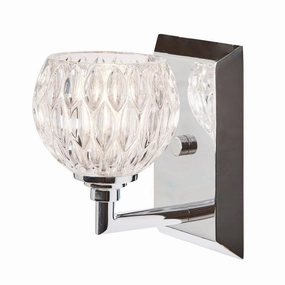 Quoizel Serena 1 Light Polished Chrome Bathroom Wall Light vintage desk lamp