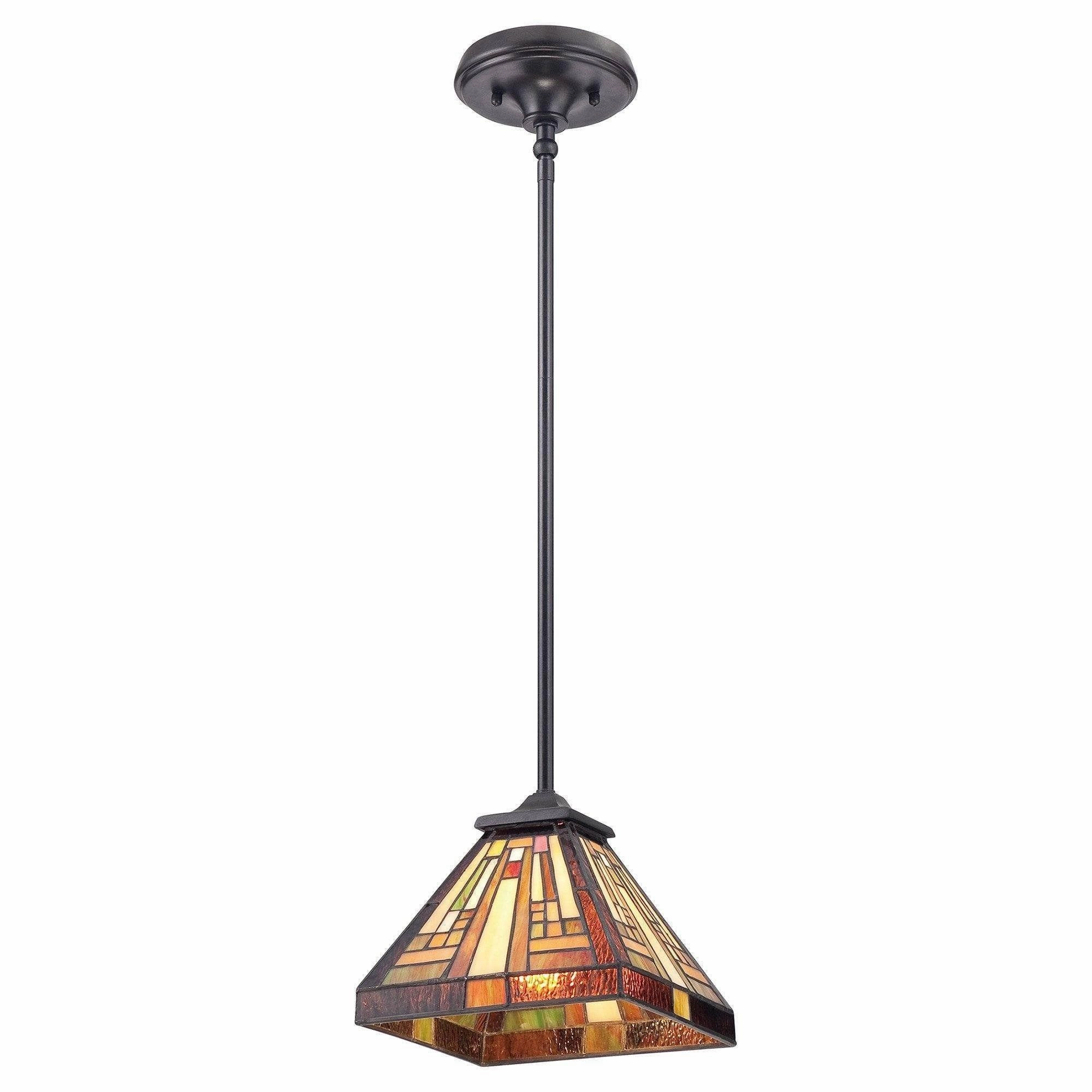 Quoizel Stephen Mini Tiffany Ceiling Pendant Light recessed ceiling spot lamp