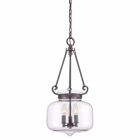 Quoizel Stewart & Wilkinson Ceiling Lantern 3 Light ambient ceiling fixture