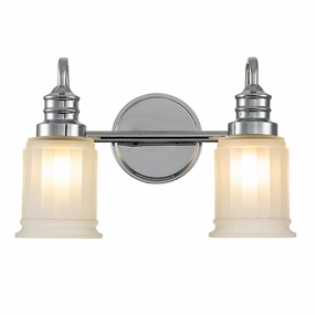 Quoizel Swell 2 Light Chrome Bathroom Wall Light vintage desk lamp