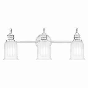 Quoizel Swell 3 Light Chrome Bathroom Wall Light vintage desk lamp