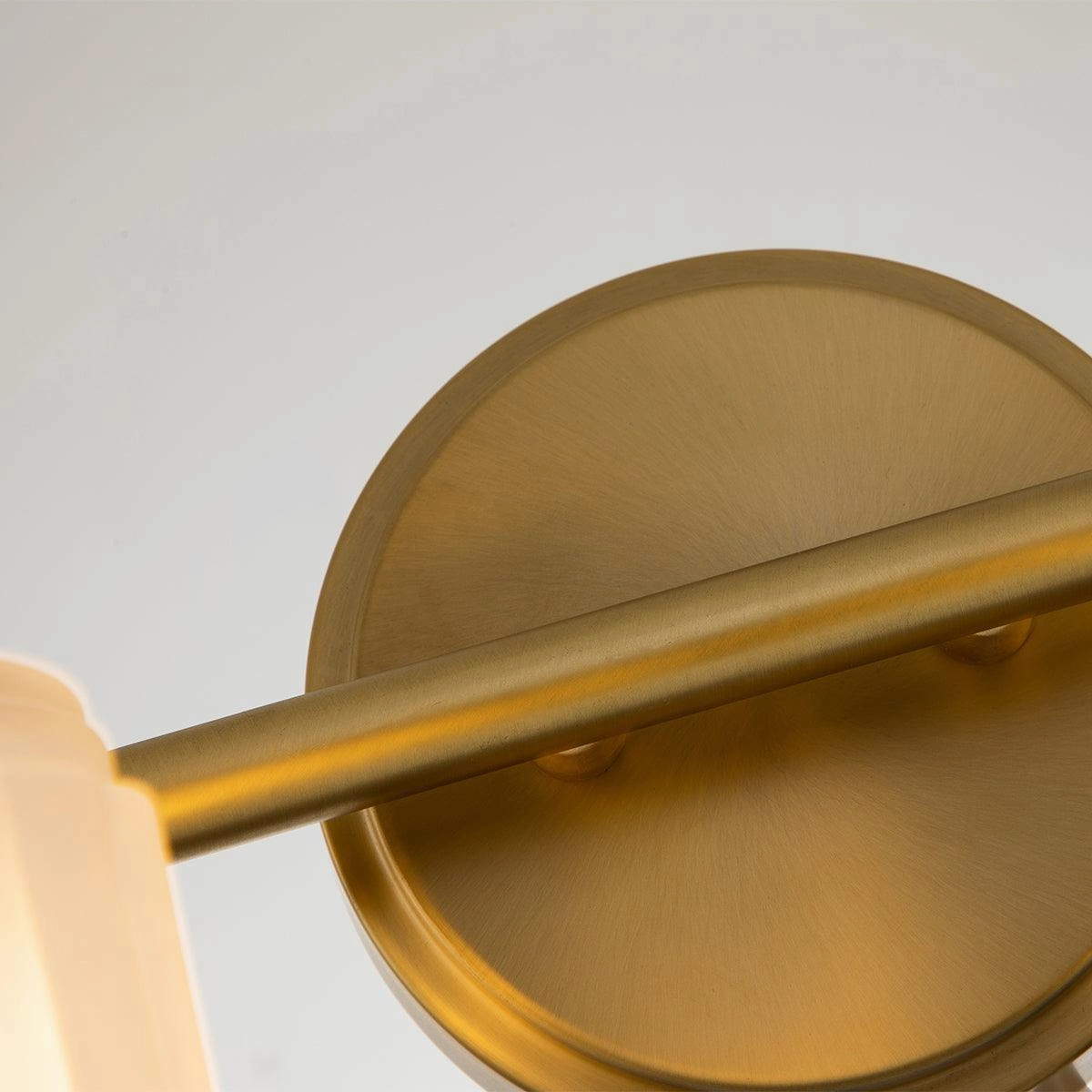 Quoizel Swell 4 Light Brass Bathroom Wall Light