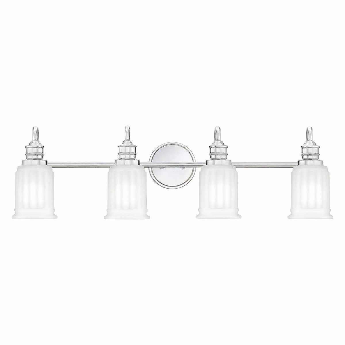 Quoizel Swell 4 Light Chrome Bathroom Wall Light vintage desk lamp