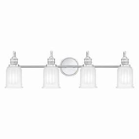 Quoizel Swell 4 Light Chrome Bathroom Wall Light vintage desk lamp