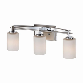 Quoizel Taylor 3 Light Above Mirror Chrome Bathroom Light vintage desk lamp