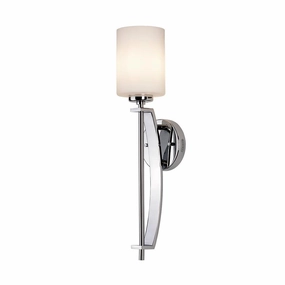 Quoizel Taylor Large Polished Chrome Bathroom Wall Light vintage desk lamp