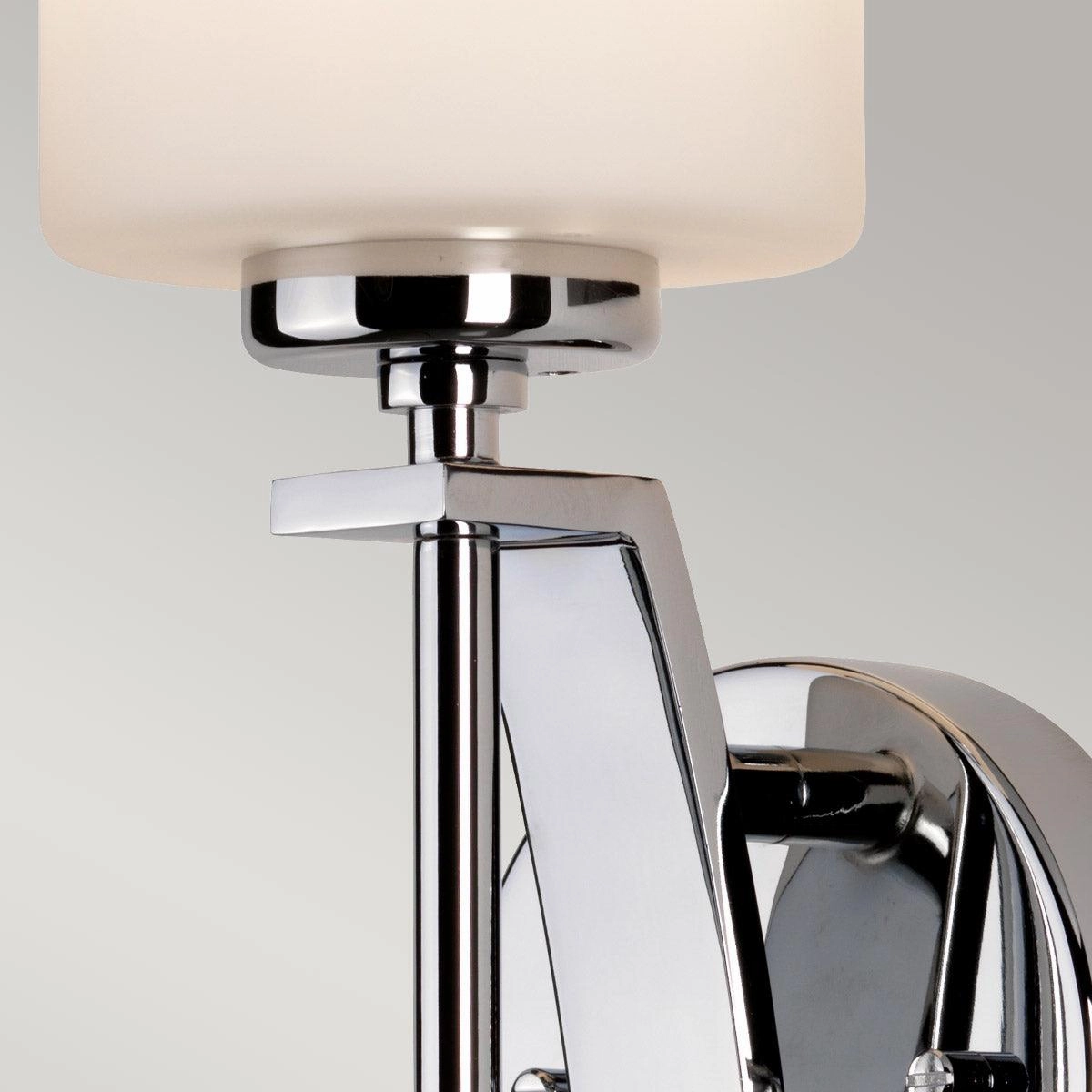 Quoizel Taylor Large Polished Chrome Bathroom Wall Light