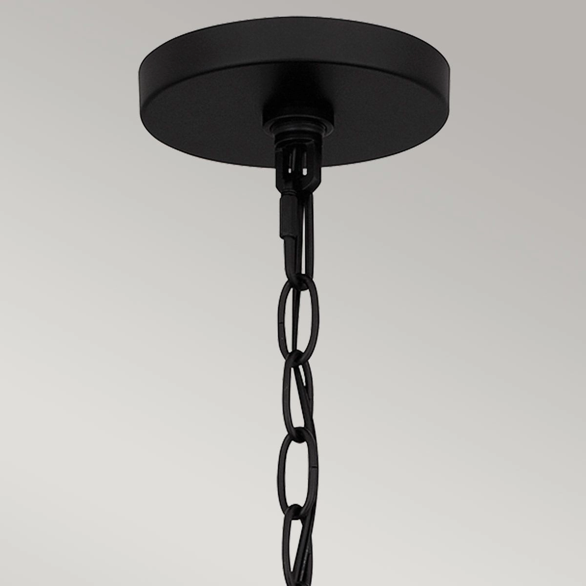 Quoizel Teton Black 5 Light Ceiling Pendant Light