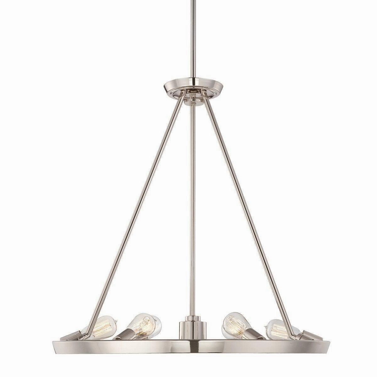 Quoizel Theater Row Silver 6 Light Pendant Ceiling Light soft glow ceiling light