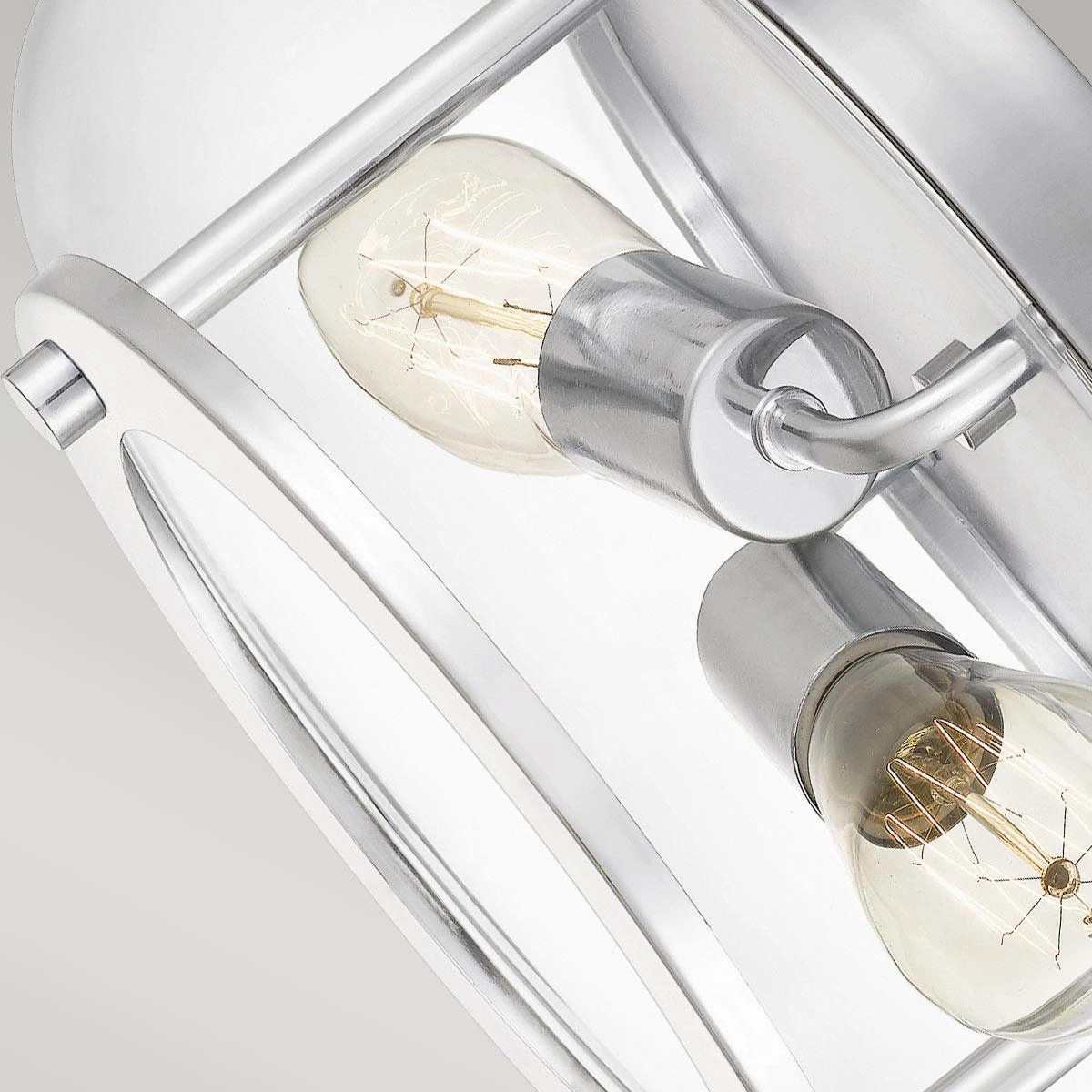 Quoizel Trilogy 2 Light Chrome Bathroom Flush Mount