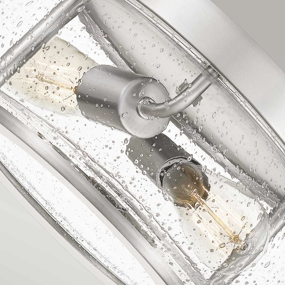 Quoizel Trilogy 2 Light Flush Brushed Nickel Ceiling Light