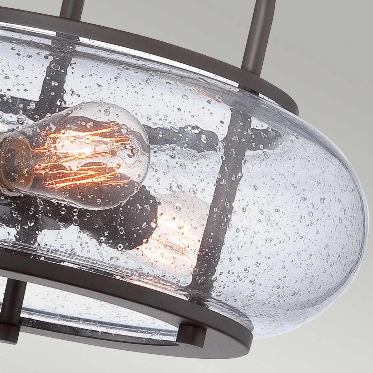 Quoizel Trilogy Bronze Medium Semi-Flush Ceiling Light