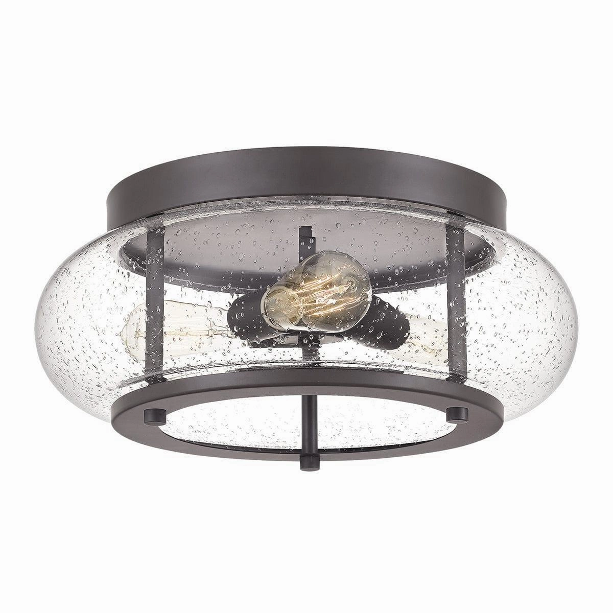 Quoizel Trilogy Old Bronze Flush Ceiling Light ambient ceiling fixture