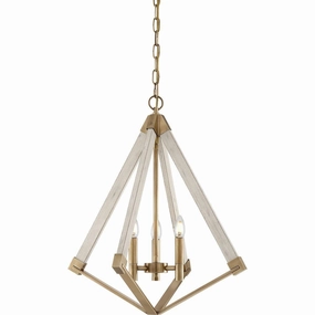 Quoizel View Point 3 Light Chandelier - Weathered Brass white ceiling lamp