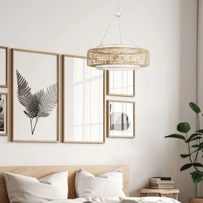 Quoizel Waylon White Ceiling Pendant Light sleek LED ceiling lamp