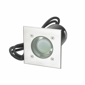 Rena Square 1 Light Inground Light Stainless Steel tall arc lamp for living room