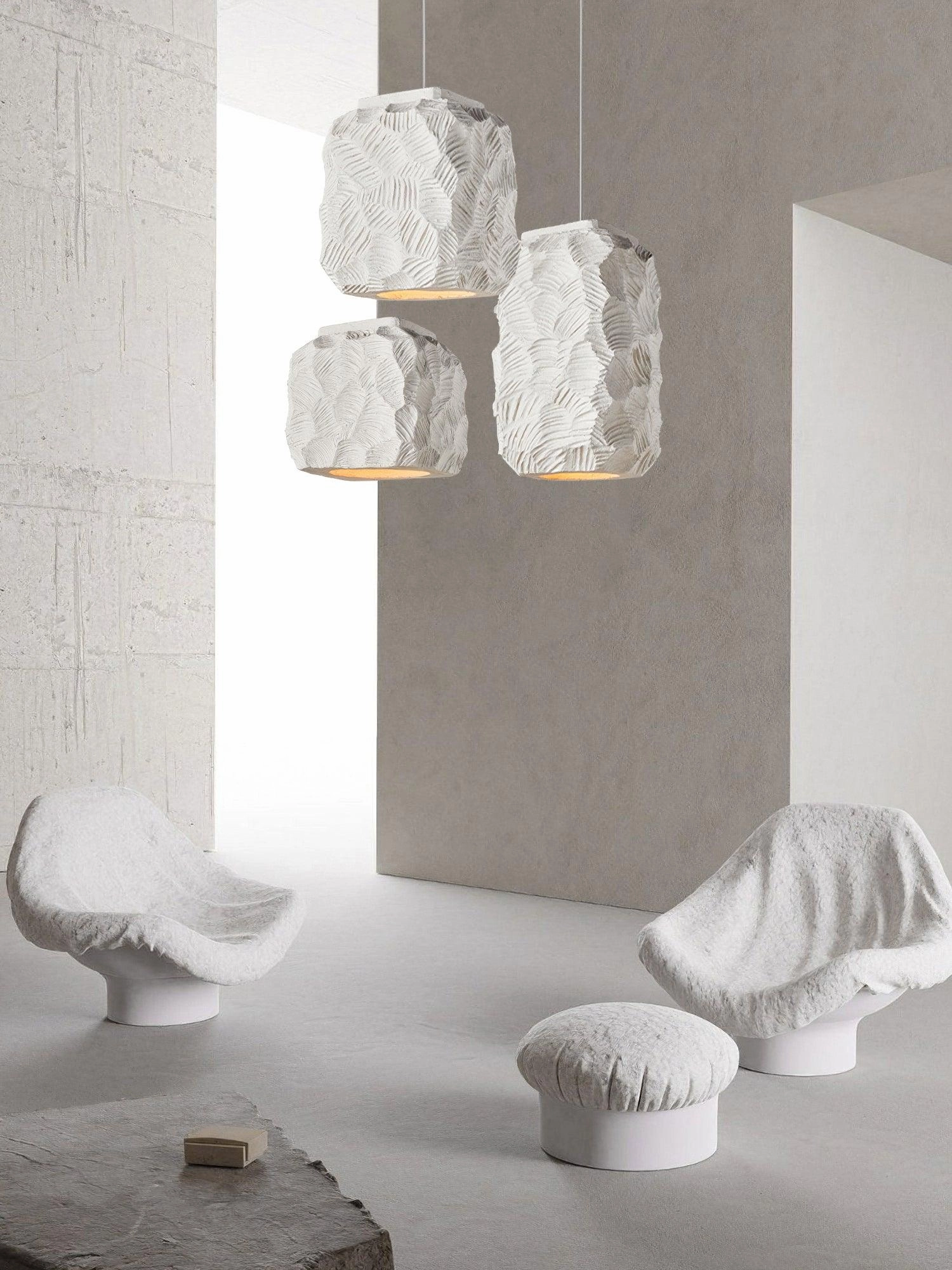 Resin Geometry Pendant Lamp