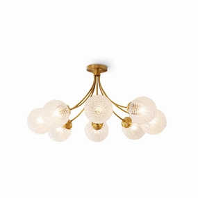 Retro Glass Ceiling Lamp recessed ceiling spot lamp