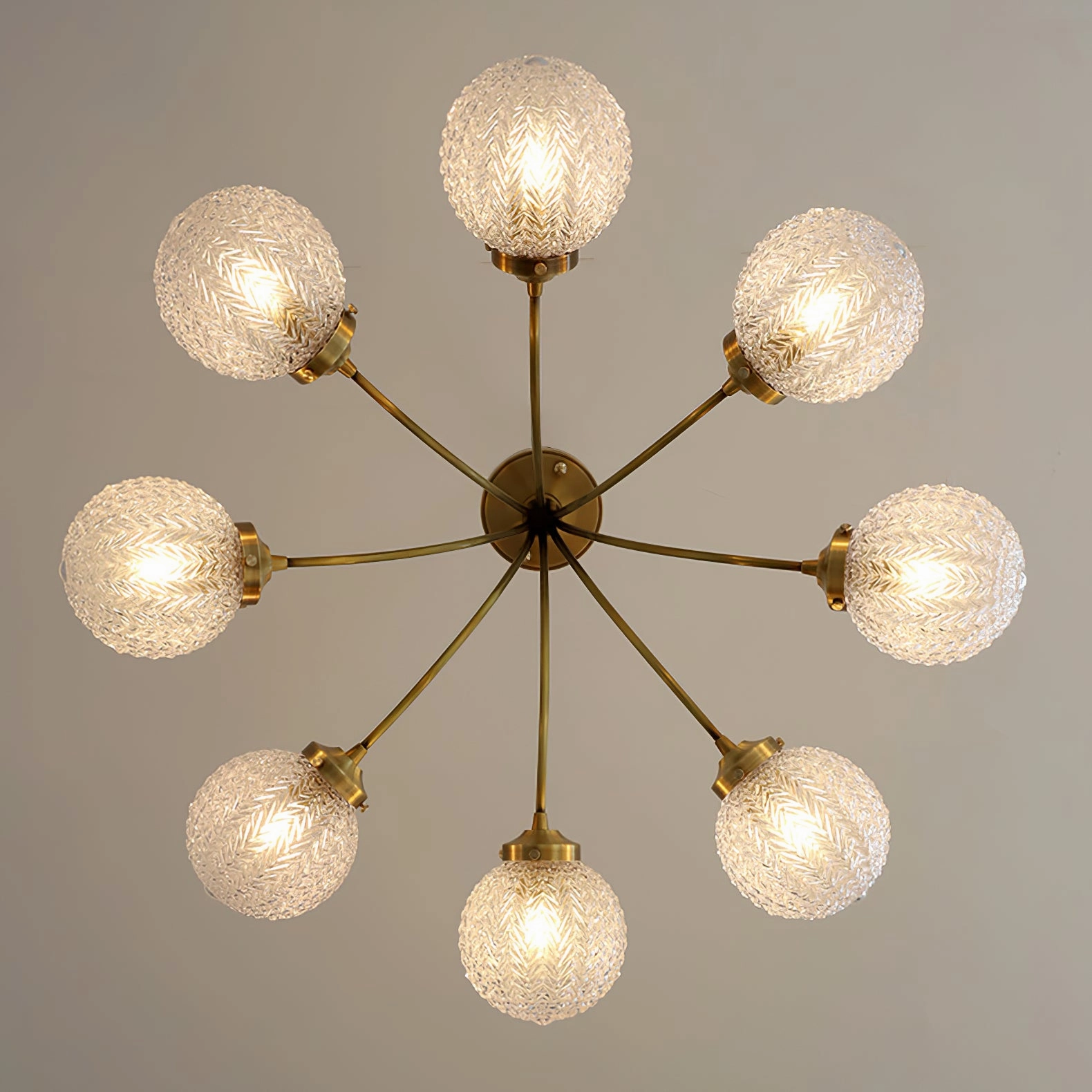 Retro Glass Ceiling Lamp