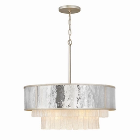 Reverie 8 Light Gold Pendant Light flush mount ceiling fixture