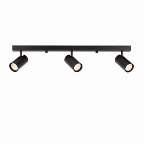 Rez 3 Light Black Modern Adjustable Plate Spot Light tall arc lamp for living room
