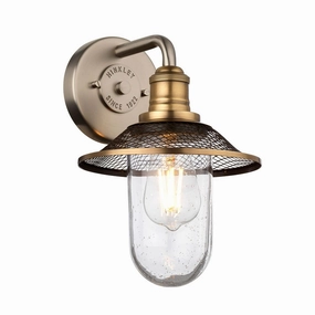 Rigby 1 Light Antique Nickel Bathroom Wall Light vintage desk lamp