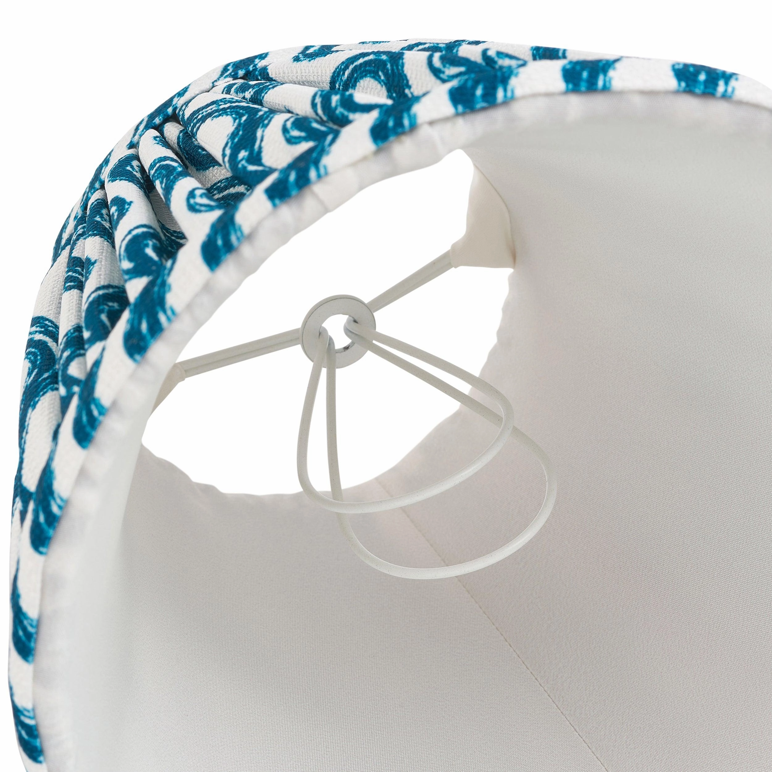Ripple 16cm Blue Lamp Shade