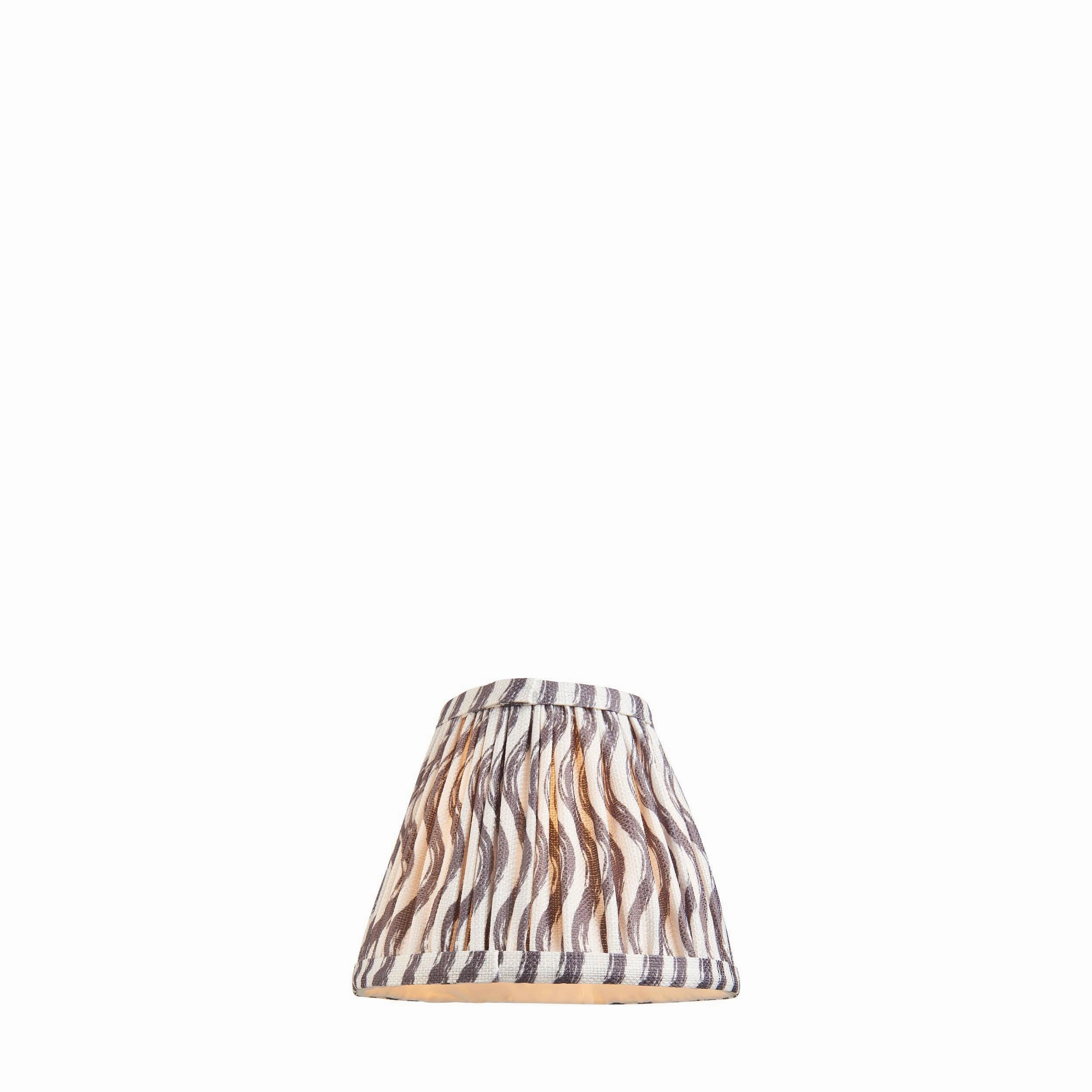 Ripple 16cm Grey Lamp Shade