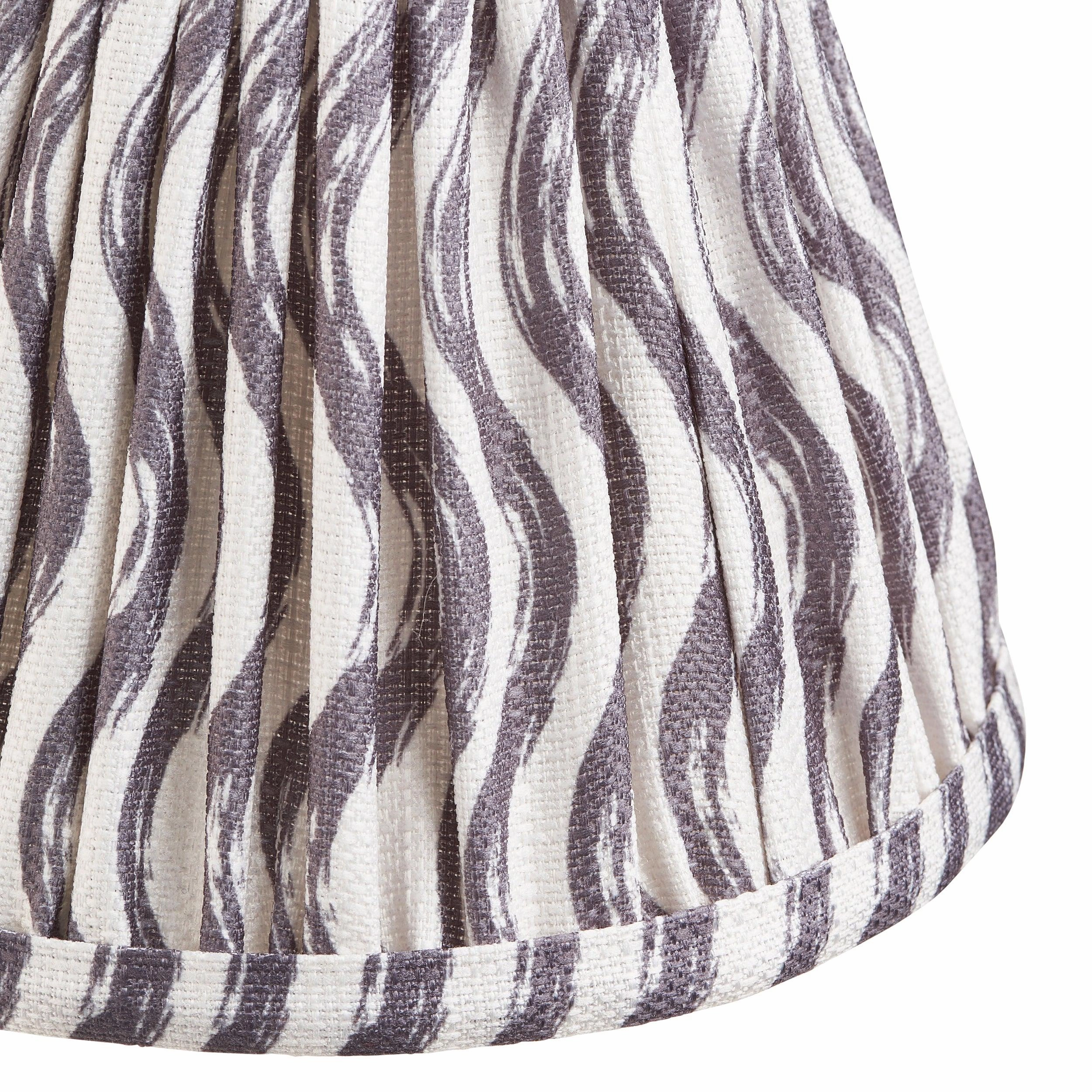 Ripple 16cm Grey Lamp Shade