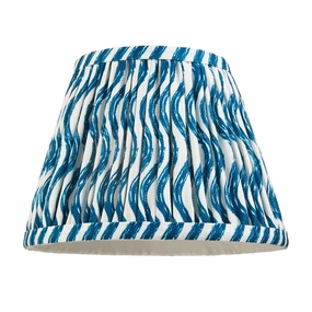Ripple 20cm Blue Lamp Shade decorative indoor light