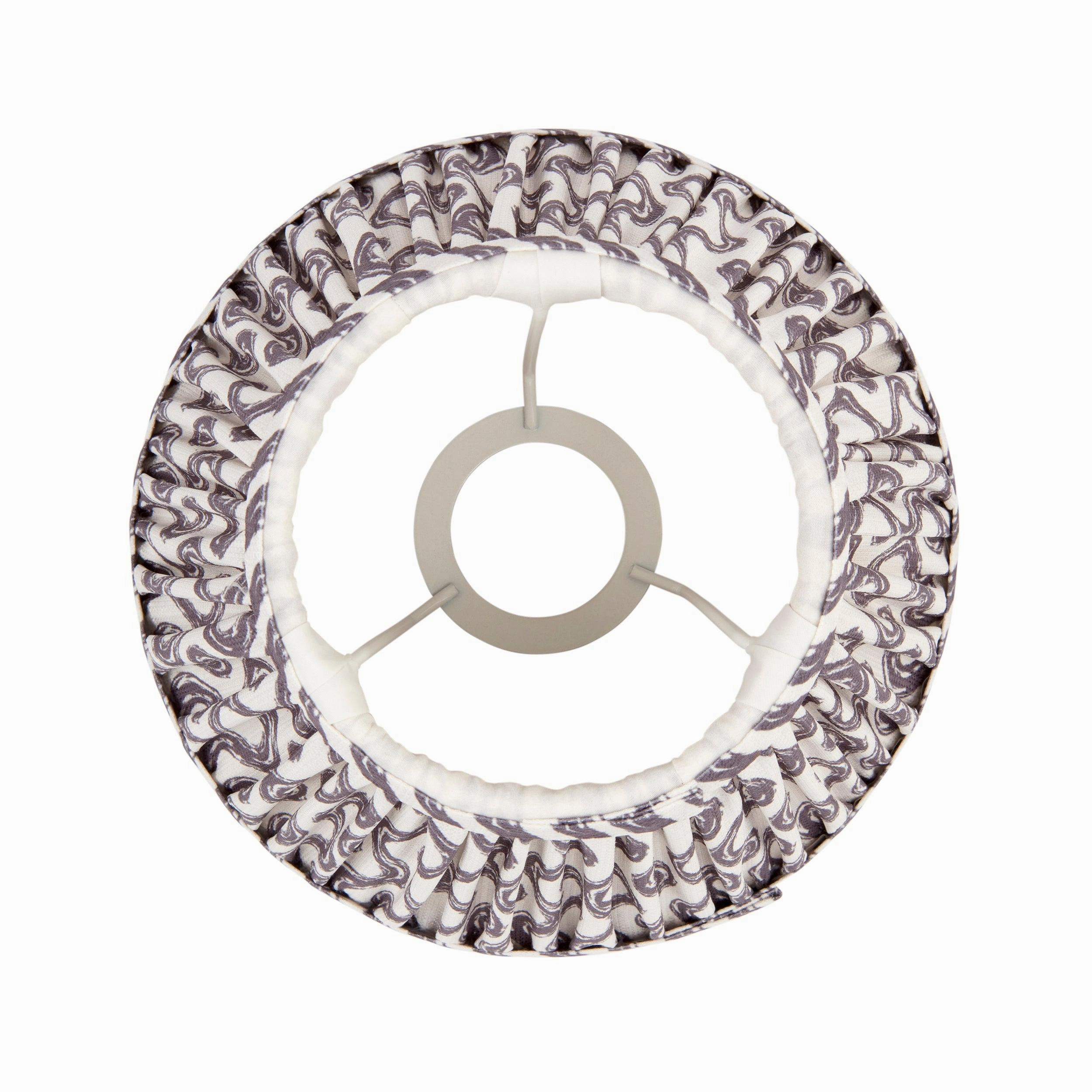 Ripple 20cm Grey Lamp Shade