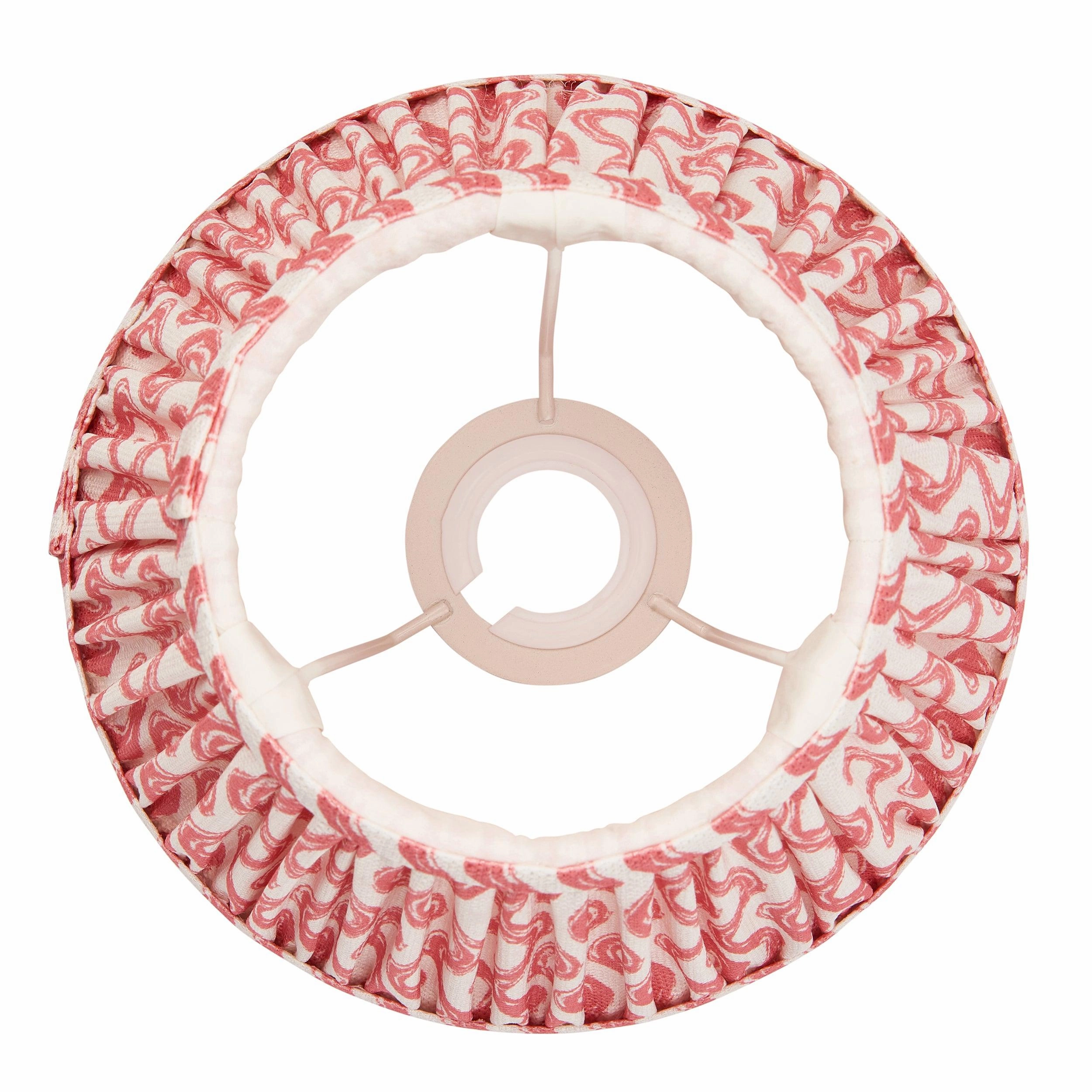 Ripple 20cm Pink Lamp Shade