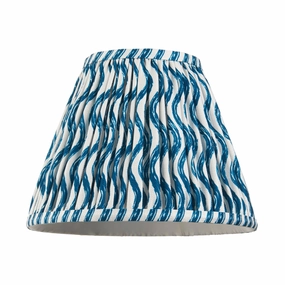 Ripple 25cm Blue Lamp Shade decorative indoor light