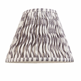 Ripple 25cm Grey Lamp Shade decorative indoor light