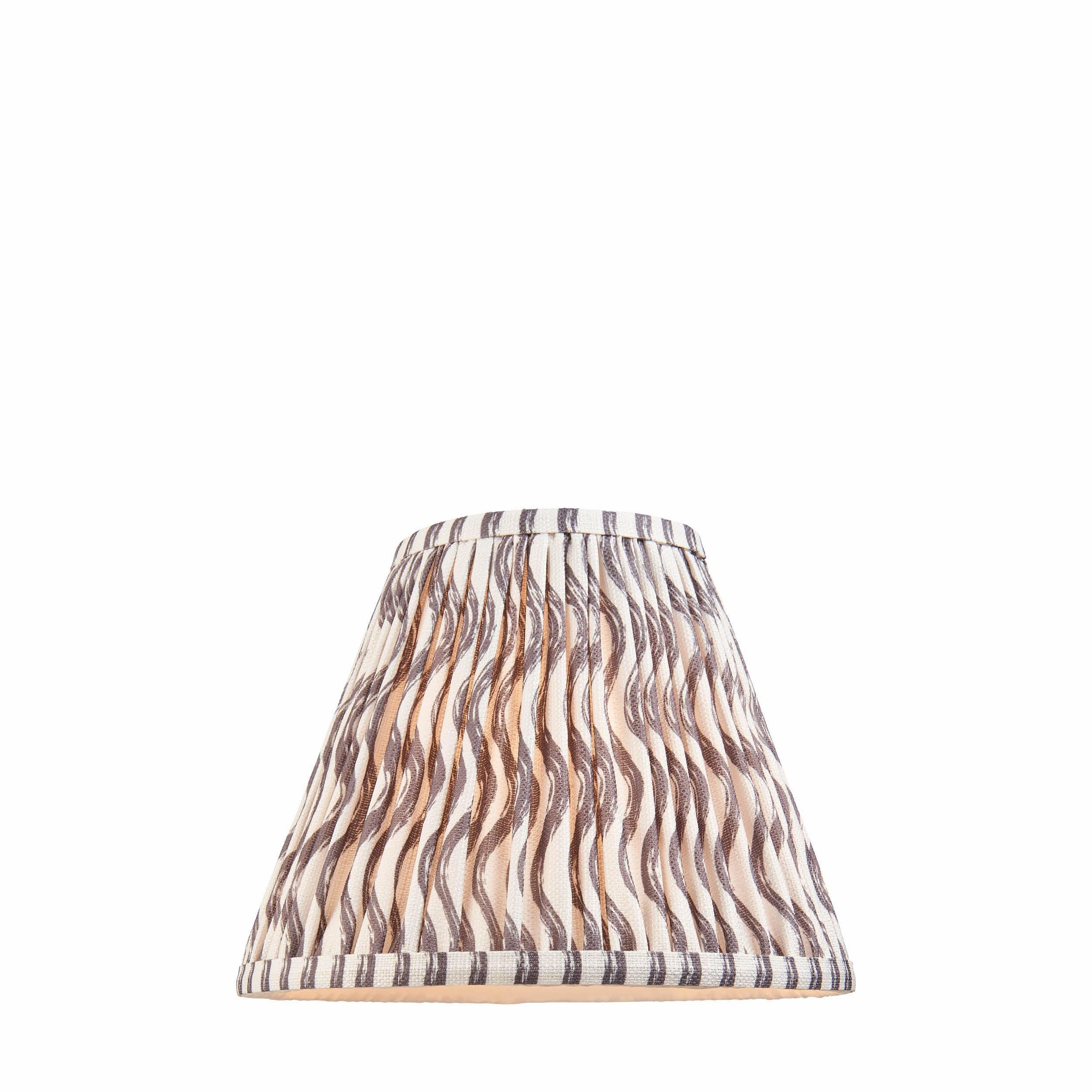 Ripple 25cm Grey Lamp Shade