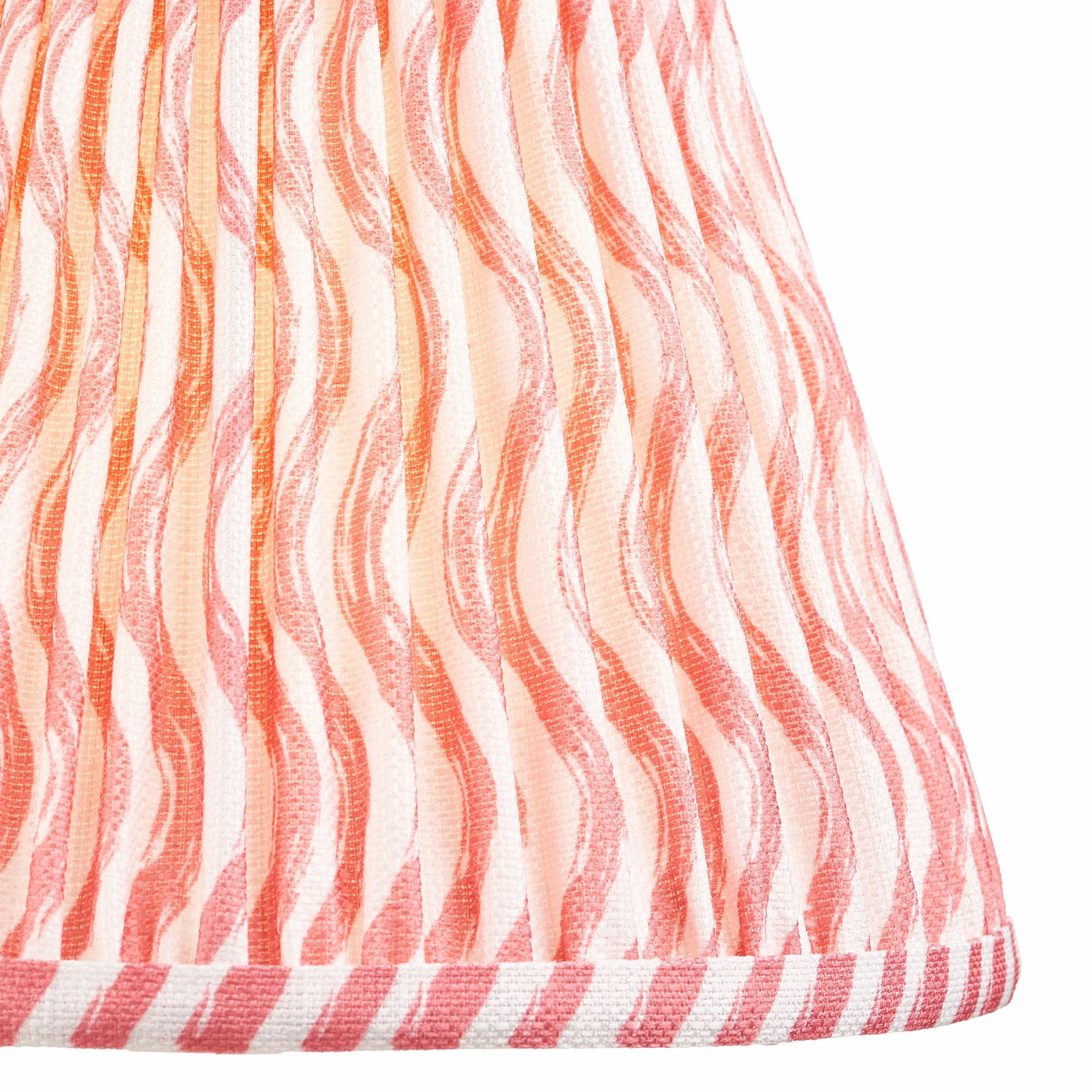 Ripple 25cm Pink Lamp Shade