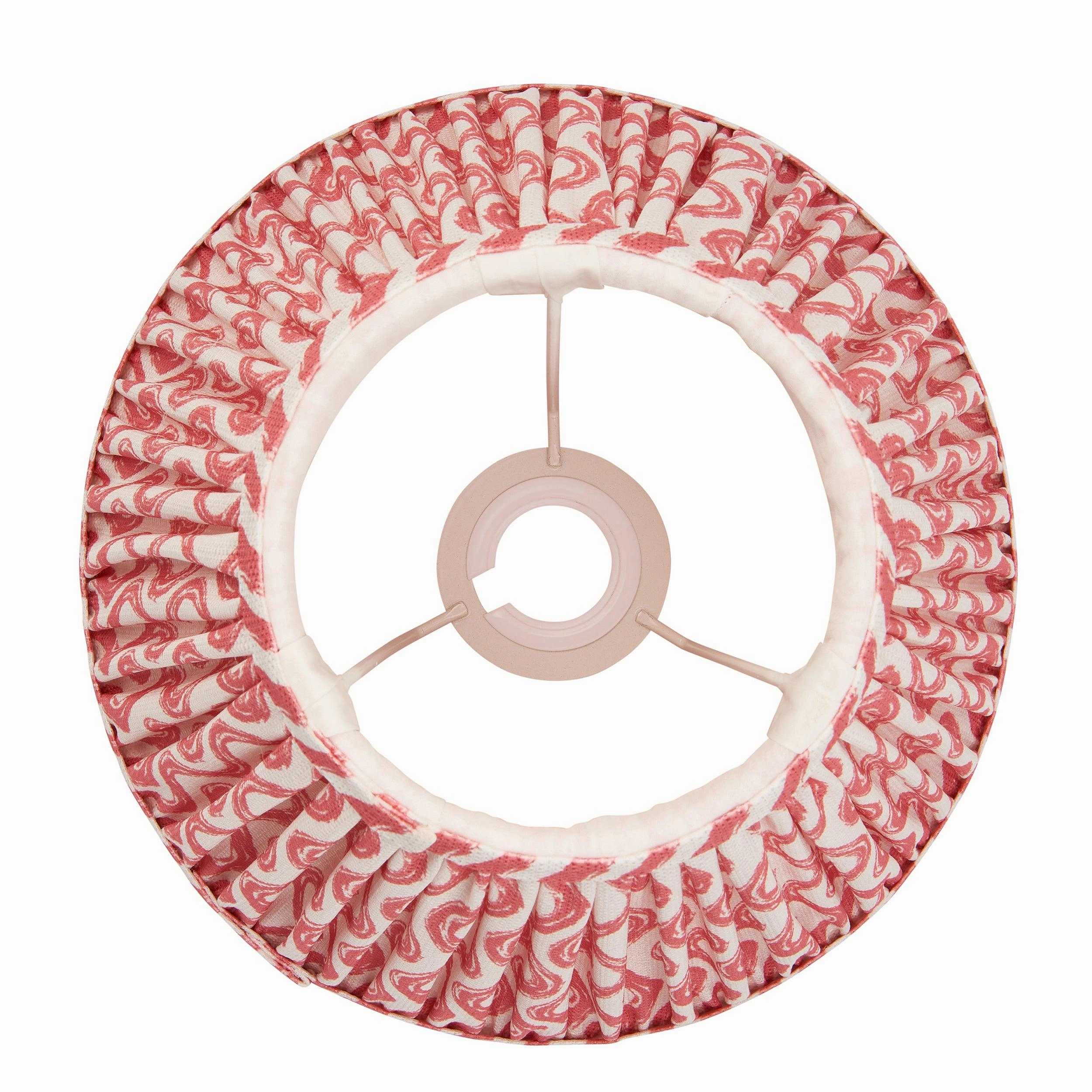 Ripple 25cm Pink Lamp Shade