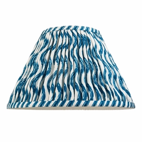 Ripple 30cm Blue Lamp Shade decorative indoor light
